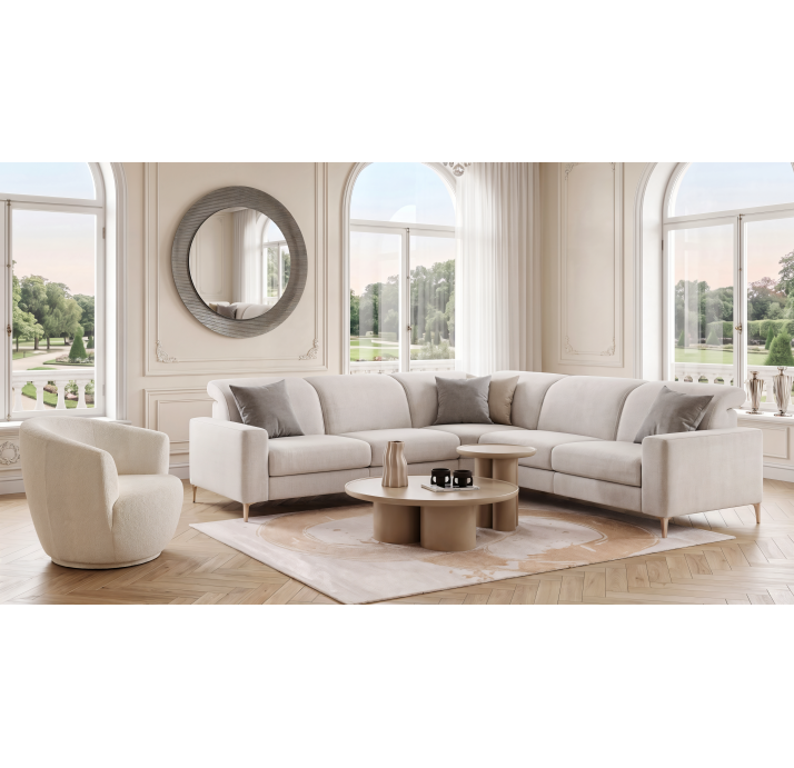 Диван TRITON B100-280-260B/58/CAMINO TAUPE/BULTEX/В цвет ткани/P511/R,V,V