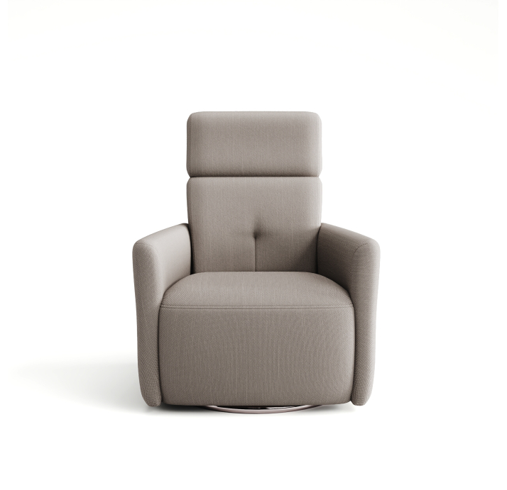 Кресло ALVA PRINCE 88/57/NEVIO CARBON/DYNASPRING/В цвет ткани/P998/E