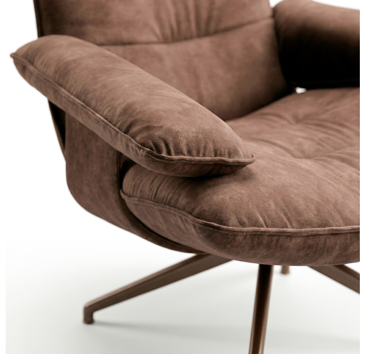 Кресло YOGA KING B107B/DIVA CHOCOLAT/FORMATEX/Matching Stitching/P829 (Taupe)/