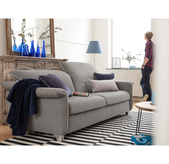 Диван GALAXIO B100-200-100B/55/ESCANA GRAPHITE/FORMATEX/GREG/SeOn/LO