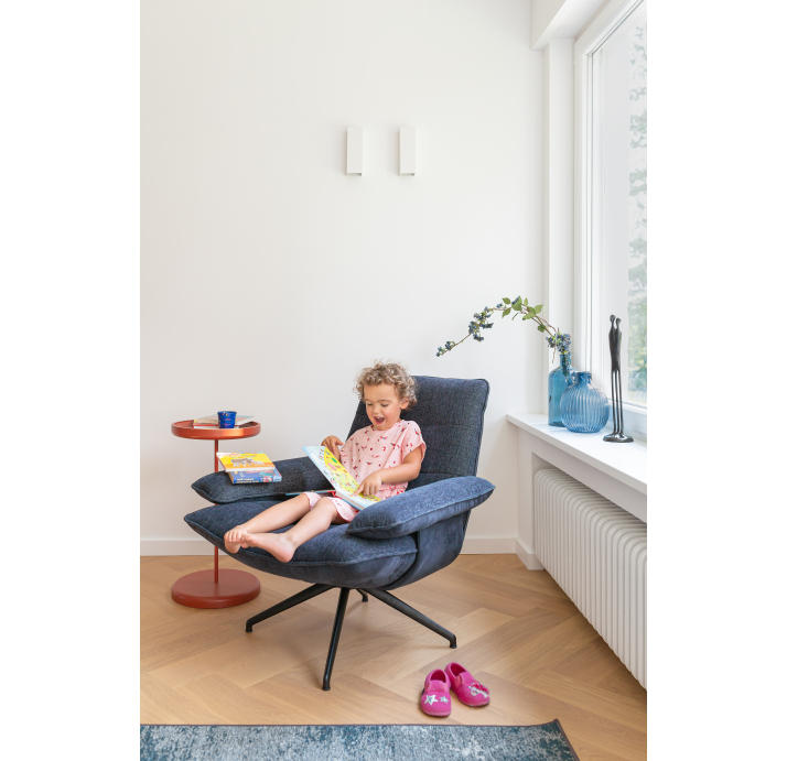 Кресло YOGA QUEEN B107B/53/ESCANA MARINE/SAMBIA MARINE/P757 (Polished)/