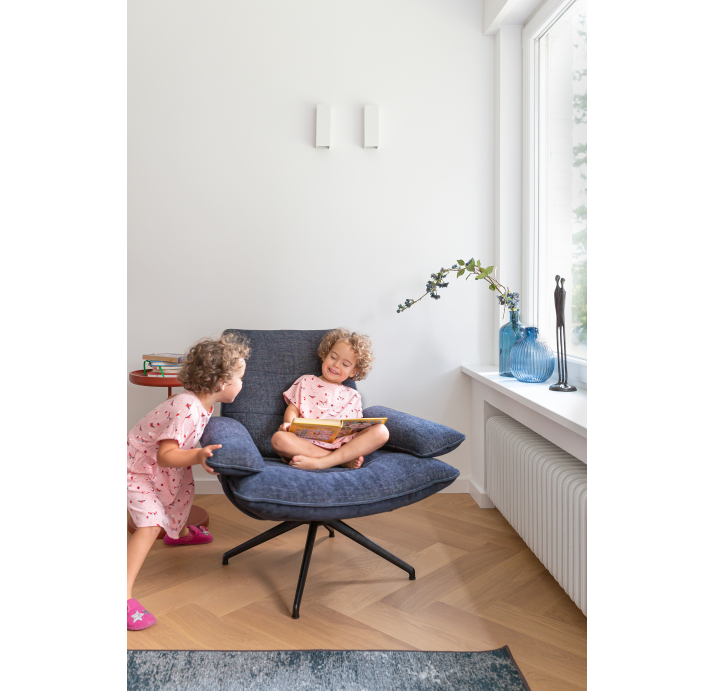 Кресло YOGA QUEEN B107B/53/ESCANA MARINE/SAMBIA MARINE/P757 (Polished)/