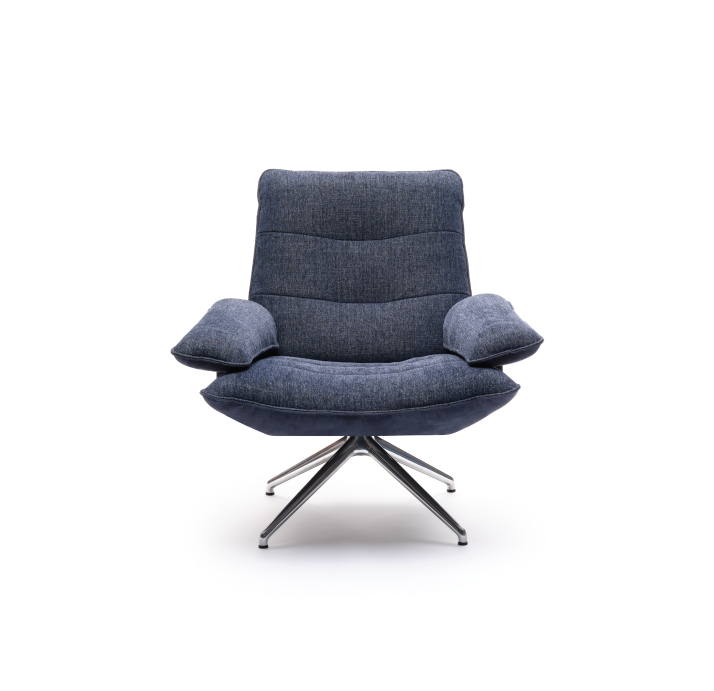 Кресло YOGA QUEEN B107B/53/ESCANA MARINE/SAMBIA MARINE/P757 (Polished)/