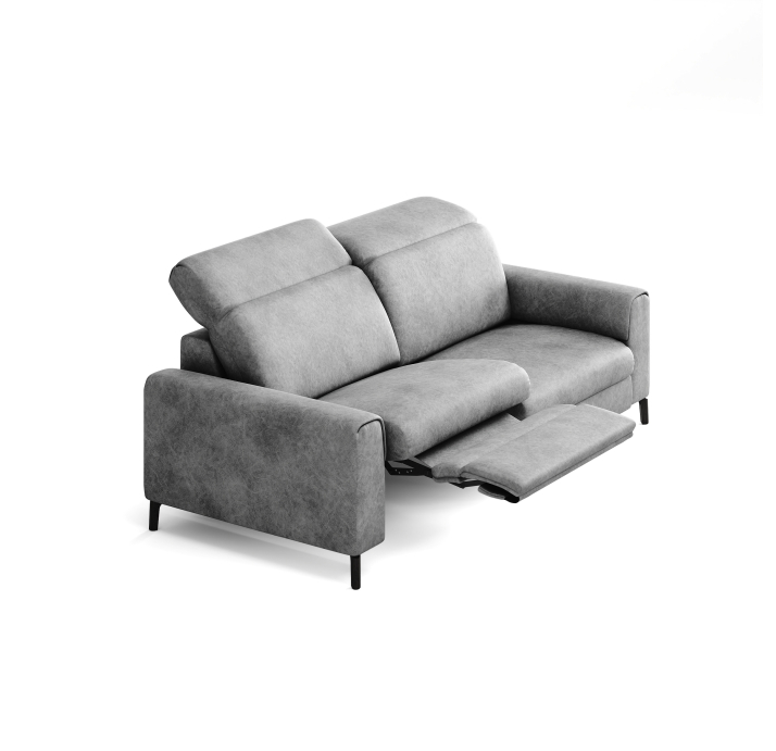 Диван FONTANE C110-210-110C/57/SAMBIA GRAPHITE/VISCOTEX/01 BLACK/E,Z,MR,E,Z,MR