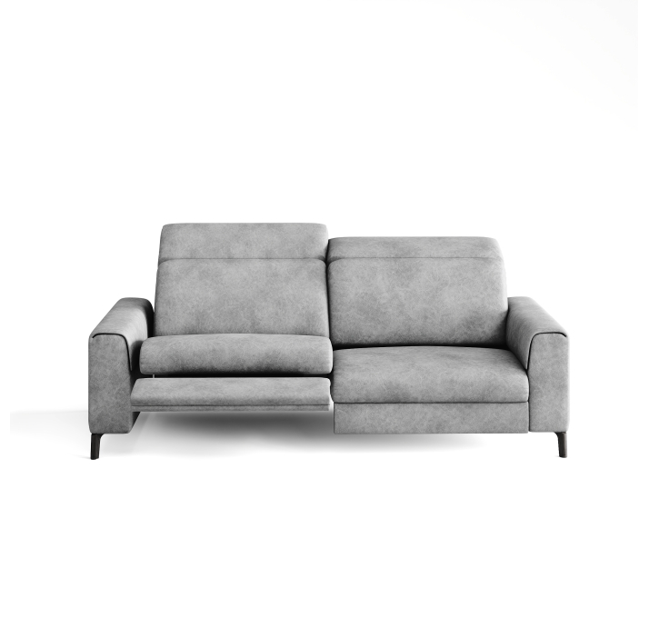 Диван FONTANE C110-210-110C/57/SAMBIA GRAPHITE/VISCOTEX/01 BLACK/E,Z,MR,E,Z,MR