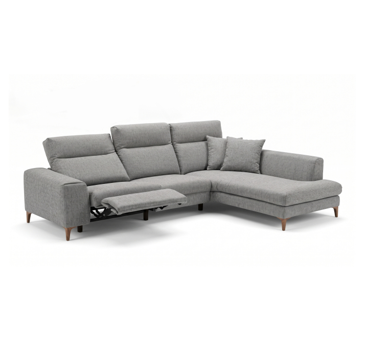 Диван DONATO B110-300-220S/TONIQUE GREY/VISCOTEX/02 OAK/E,Z,MR,E,E