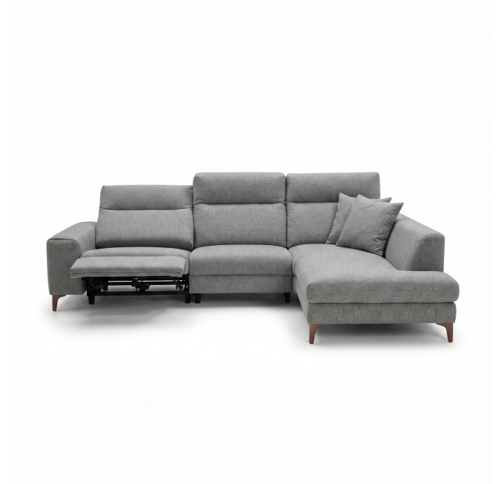 Диван DONATO B110-300-220S/TONIQUE GREY/VISCOTEX/02 OAK/E,Z,MR,E,E