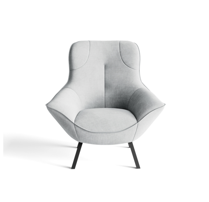 Кресло RICO KING 89/53/CAMINO PERLE/-/Matching Stitching/P626 (Chocolat)/