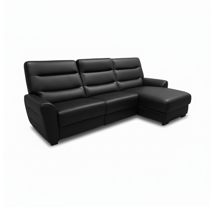 Диван MAURIAC B91-280-148L/52/MONTANA BLACK/BIOFLEX/встроенные/R,R,E,Z