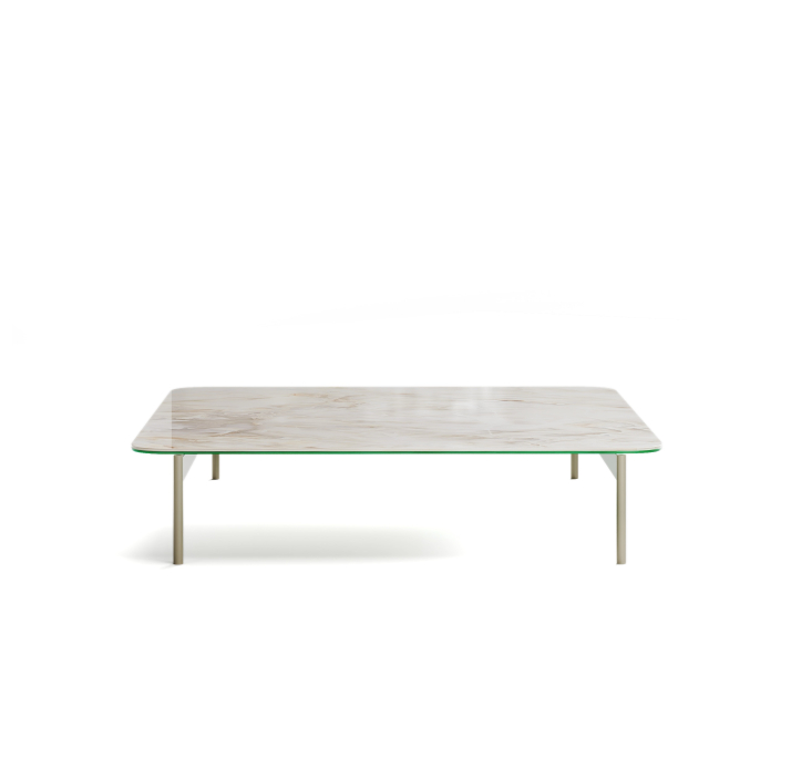 Стол журнальный SQUARE COFFEE TABLE PNA REVE DE REY PERLA  100X100X30 СМ. (NRM00201)