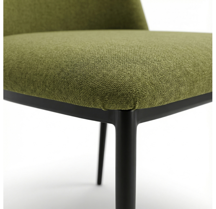 Стул интерьерный WEGNER DINING CHAIR Nano soft 0430 BLACK FRAME Чёрный (BLK) (NRM00128)