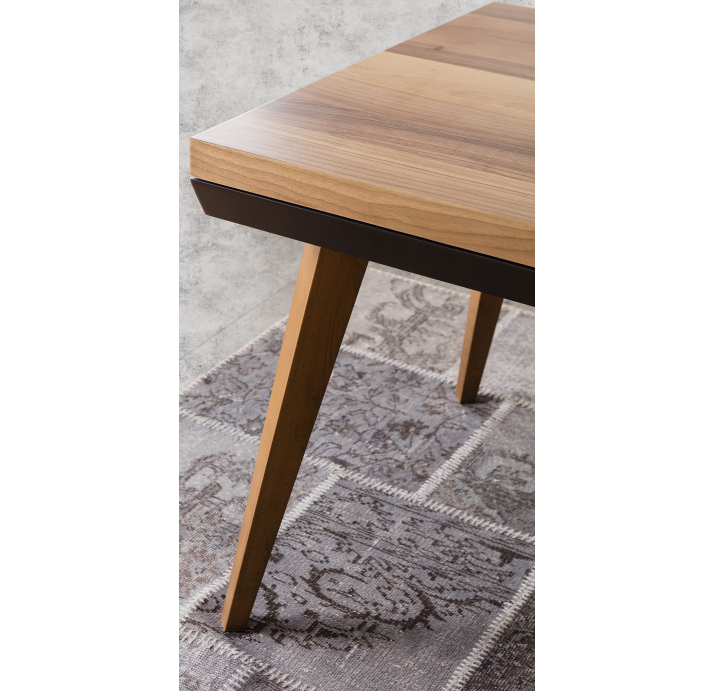 Стол журнальный PUNTO CENTER TABLE WALNUT EUROPEAN WALNUT  118X68X40 СМ. (NRM00051)