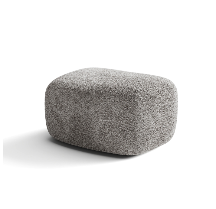 Пуф OASIS OASIS 58X45X37 см. VIVA SILVER (ROM02180)