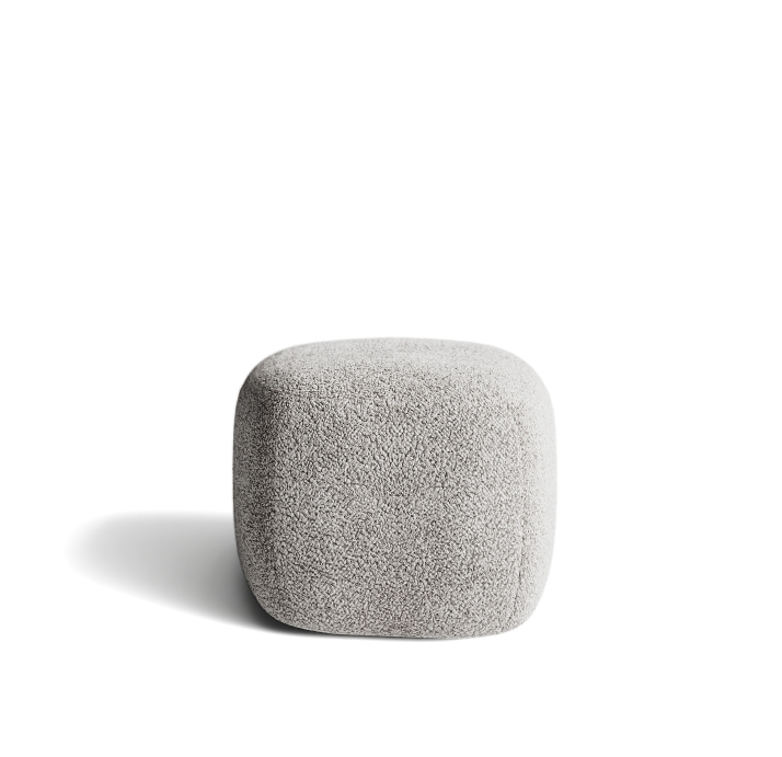 Пуф OASIS OASIS 58X45X37 см. VIVA SILVER (ROM02180)