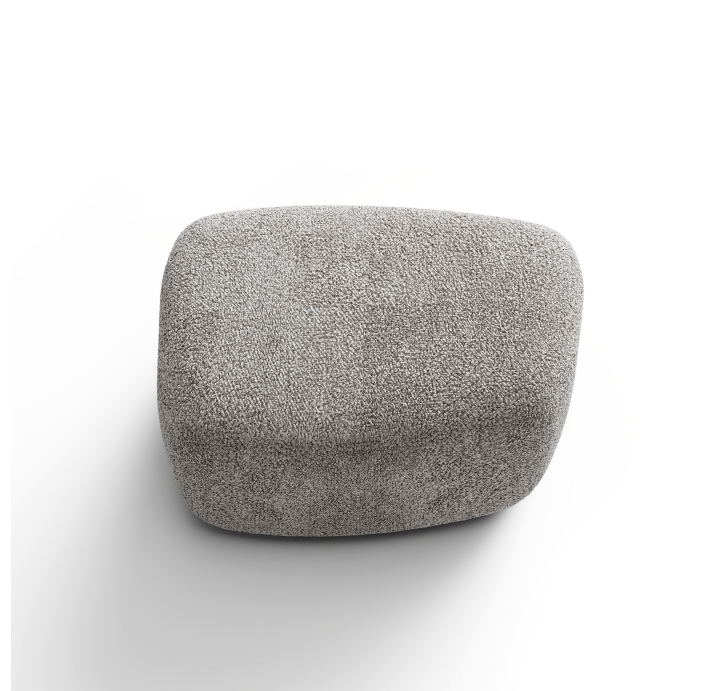 Пуф OASIS OASIS 58X45X37 см. VIVA SILVER (ROM02180)