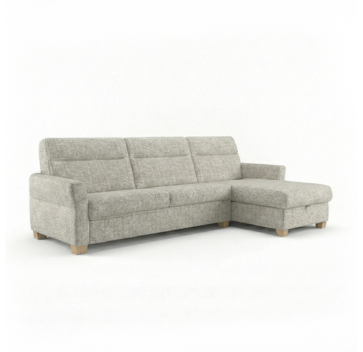 Диван EKLIPSO B96-300-163L/55/RIVOLI ANGORA/FORMATEX/GREG/SePu/LO