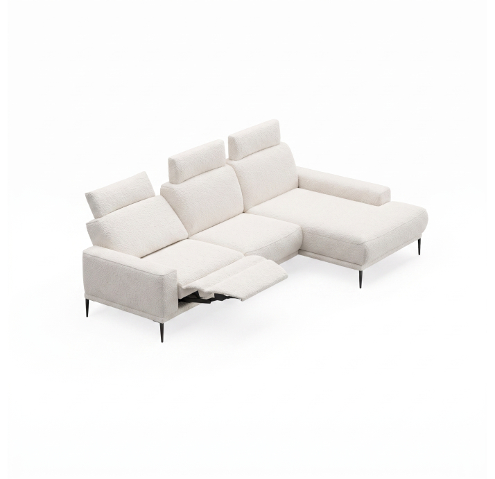 Диван MELLOW B92-300-159L/58/VIVA OFFWHITE/DYNASPRING/03BR/R,E,R,E,AK,E
