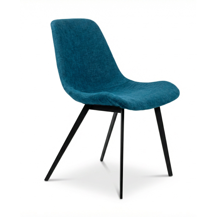 Стул интерьерный PHILIPPE DINING CHAIR Nano soft 0188 HORIZON Черный (NRM00140)