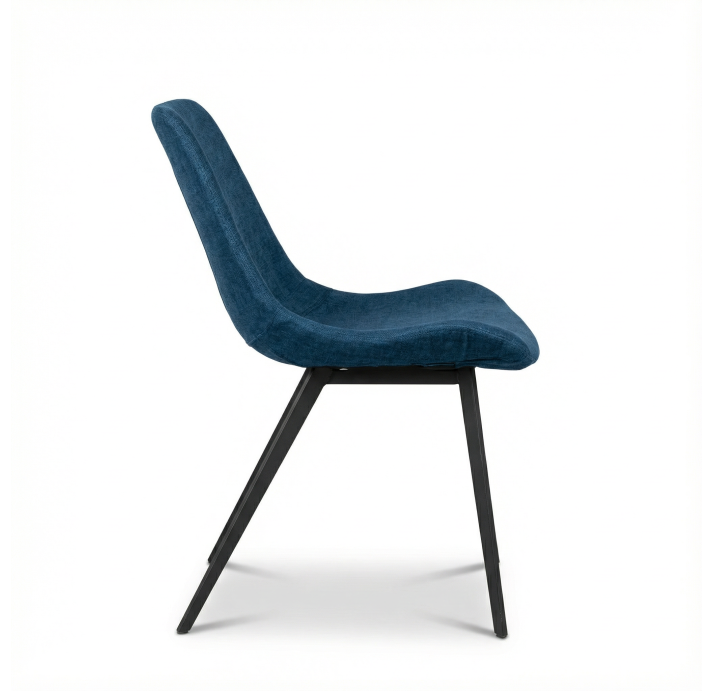 Стул интерьерный PHILIPPE DINING CHAIR Nano soft 0188 HORIZON Черный (NRM00140)