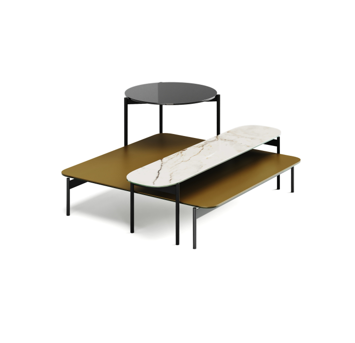 Стол журнальный SQUARE COFFEE TABLE BLACK ANTIQUE BRONZE  100X100X30 СМ. (NRM00225)