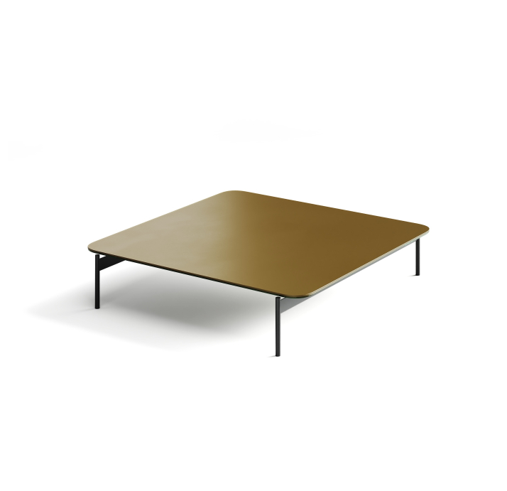 Стол журнальный SQUARE COFFEE TABLE BLACK ANTIQUE BRONZE  100X100X30 СМ. (NRM00225)