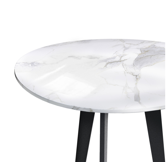 Стол приставной LINUS SIDE TABLE BLACK MICHELANGELO 51X60X55 СМ. (NRM00241)