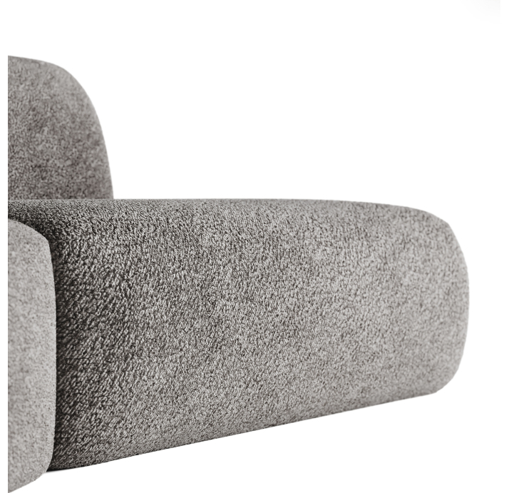 Диван OASIS B128-282-88T/57/VIVA SILVER/BULTEX/встроенные/