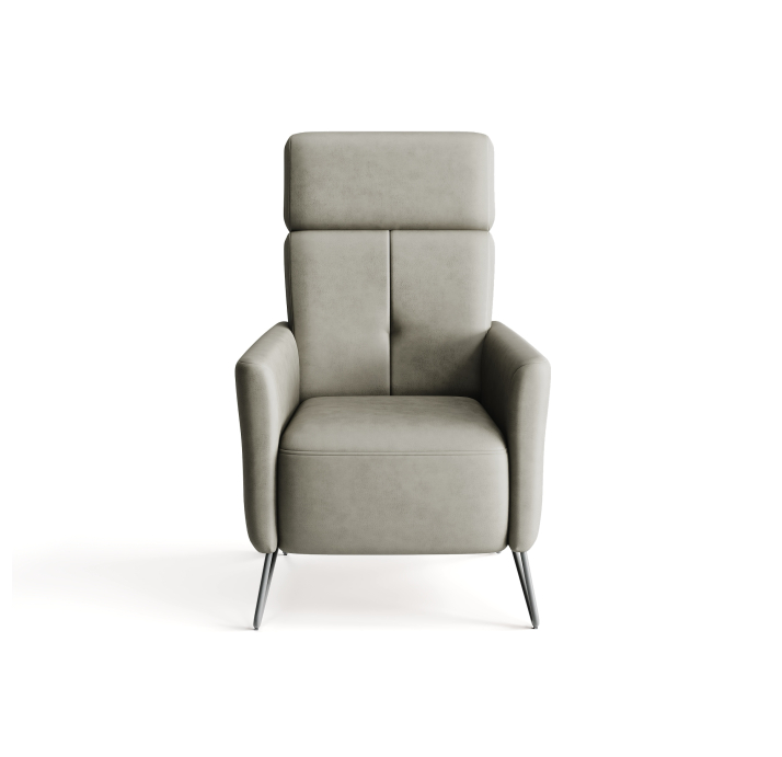 Кресло ALVA KING 78/52/KENIA SMOKE/DYNASPRING/P802 (Black)/E