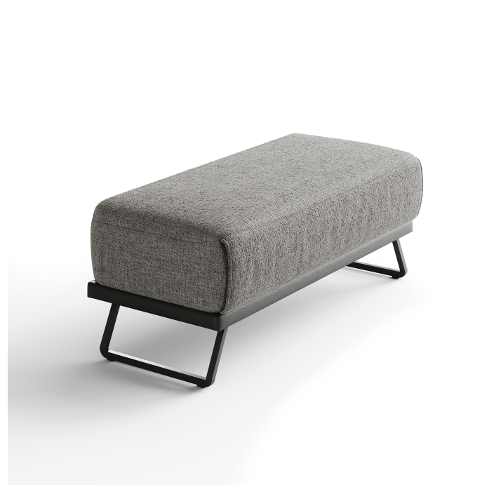 Пуф MELLOW MELLOW 110X54X48 см. LUANDO CARBON (ROM03062)