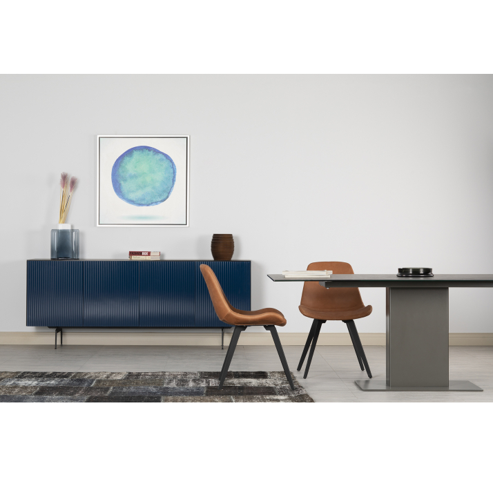 Комод CUSTOM SIDEBOARD BLKC GLASS BLKC GLASS BLUR WAVE GLASS 200X45X80 СМ. (NRM00432)