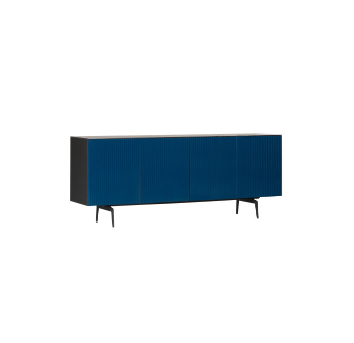 Комод CUSTOM SIDEBOARD BLKC GLASS BLKC GLASS BLUR WAVE GLASS 200X45X80 СМ. (NRM00432)