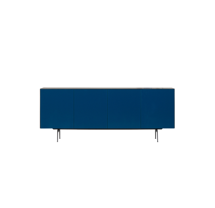 Комод CUSTOM SIDEBOARD BLKC GLASS BLKC GLASS BLUR WAVE GLASS 200X45X80 СМ. (NRM00432)
