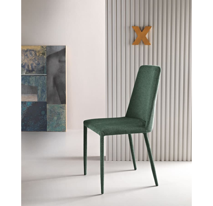 Стул интерьерный RUFUS CHAIR TESSUTO FABRIC GREEN TESSUTO Зеленый (NRM00582)