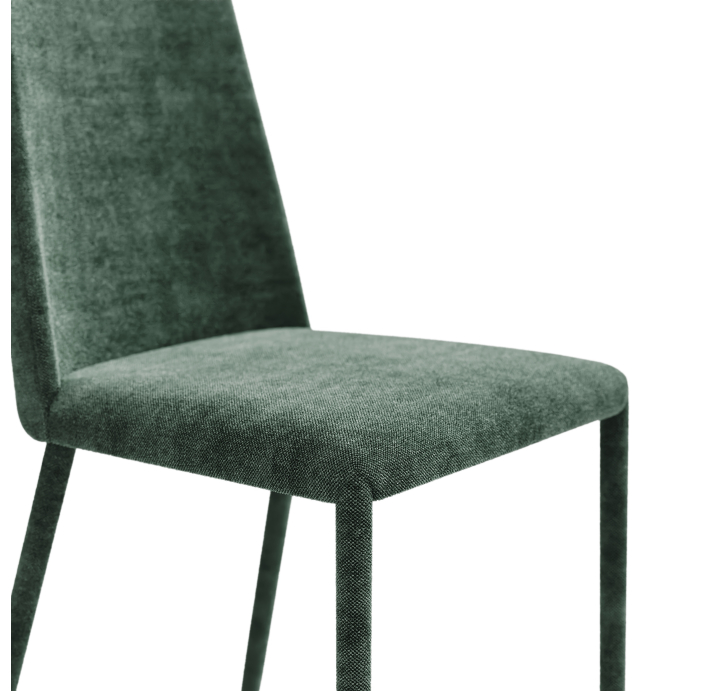 Стул интерьерный RUFUS CHAIR TESSUTO FABRIC GREEN TESSUTO Зеленый (NRM00582)