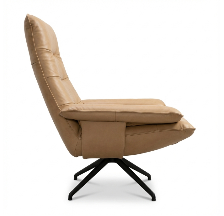 Кресло YOGA PRINCE BB/KENIA CAMEL/-/В цвет ткани/P752 (Black)/E