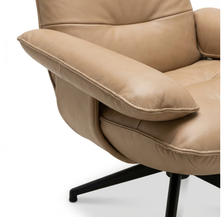 Кресло YOGA PRINCE BB/KENIA CAMEL/-/В цвет ткани/P752 (Black)/E