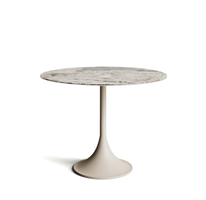 Стол обеденный JETTY DINING TABLE QGTT N.MOOD TUNDRA NMTS 120X120X74 СМ. (NRM00975)