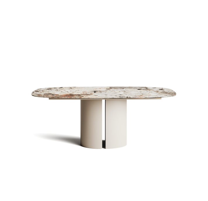 Стол обеденный CRESCEND DINING TABLE QGTT N. MOOD TUNDRA NMTC 220X100X75 СМ. (NRM00976)