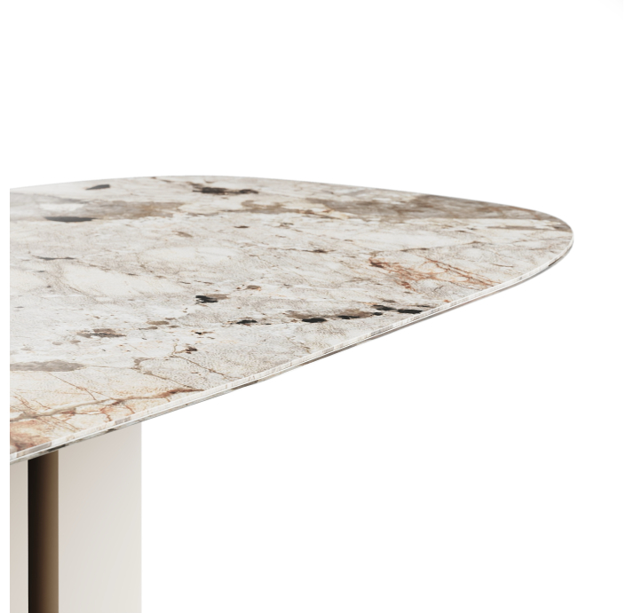 Стол обеденный CRESCEND DINING TABLE QGTT N. MOOD TUNDRA NMTC 220X100X75 СМ. (NRM00976)