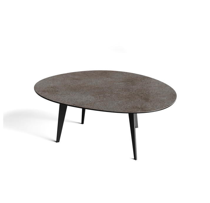 Стол журнальный KALLIOPE COFFEE TABLE BLACK TAUPE 111X94X37 СМ. (NRM01088)