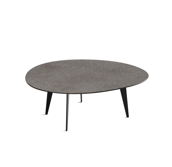 Стол журнальный KALLIOPE COFFEE TABLE BLACK TAUPE 111X94X37 СМ. (NRM01088)