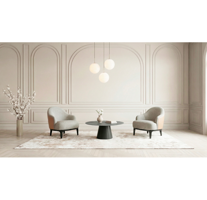 Кресло ARNO /IDOL IDOL-2.0-07/DIVINE DIVINE_50/Твердый/В цвет ткани/Черный, дерево/