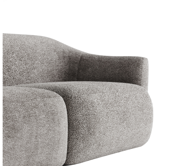 Диван OASIS L160-283-88B/58/VIVA SILVER/BULTEX/встроенные/