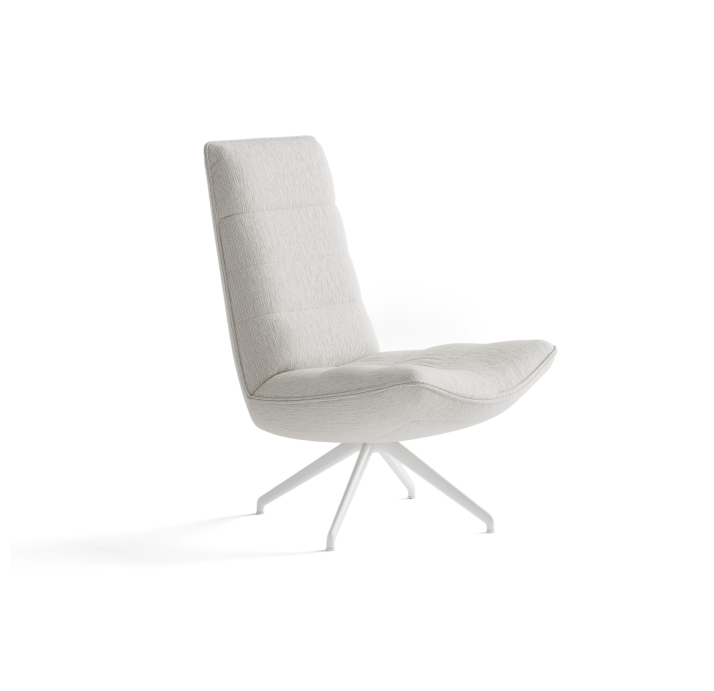 Кресло YOGA PRINCE 74/53/AMIRI OFFWHITE/BULTEX/В цвет ткани/P823 (Angora)/E