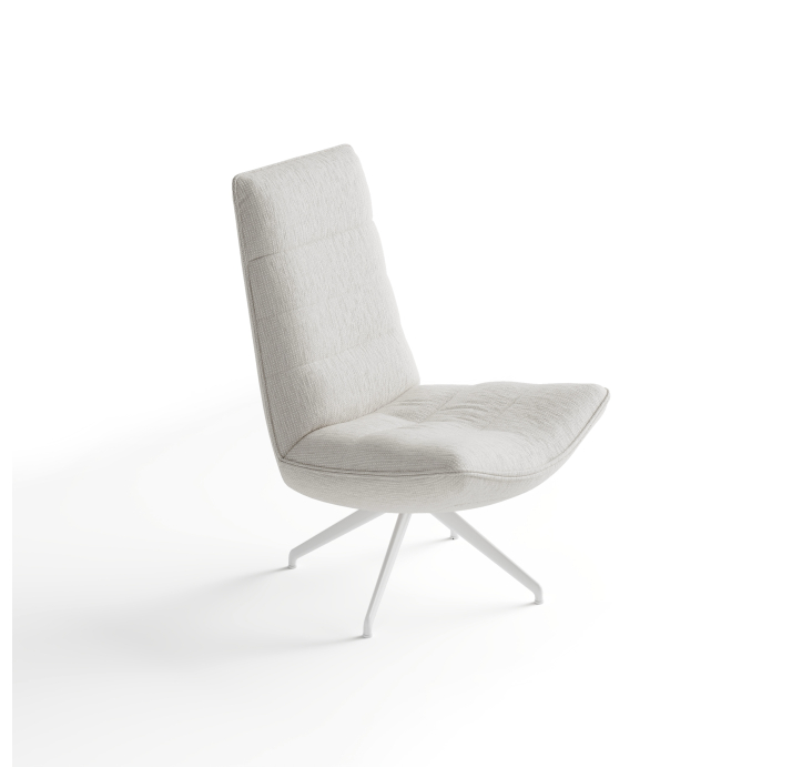 Кресло YOGA PRINCE 74/53/AMIRI OFFWHITE/BULTEX/В цвет ткани/P823 (Angora)/E