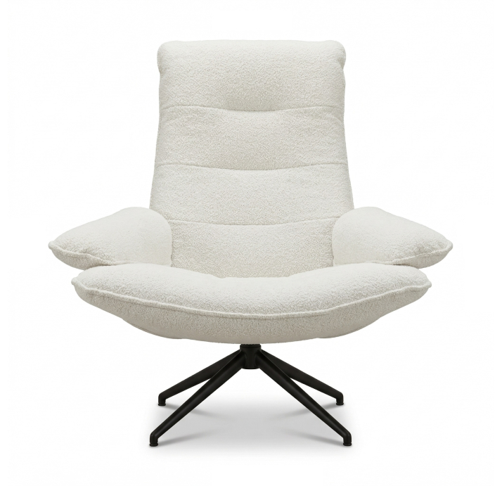 Кресло YOGA KING B107B/VIVA OFFWHITE/FORMATEX/Matching Stitching/P752/