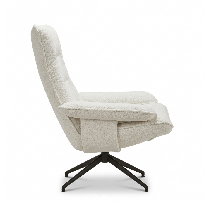 Кресло YOGA KING B107B/VIVA OFFWHITE/FORMATEX/Matching Stitching/P752/