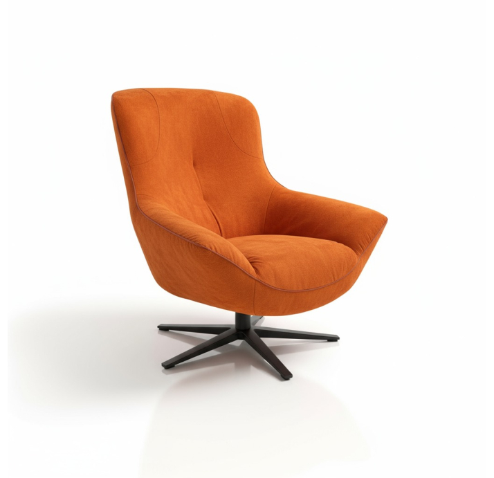 Кресло RICO KING 89/53/SAMBIA ROST/P694 (Black)/