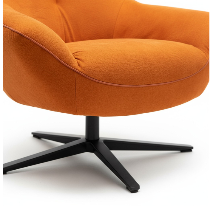 Кресло RICO KING 89/53/SAMBIA ROST/P694 (Black)/