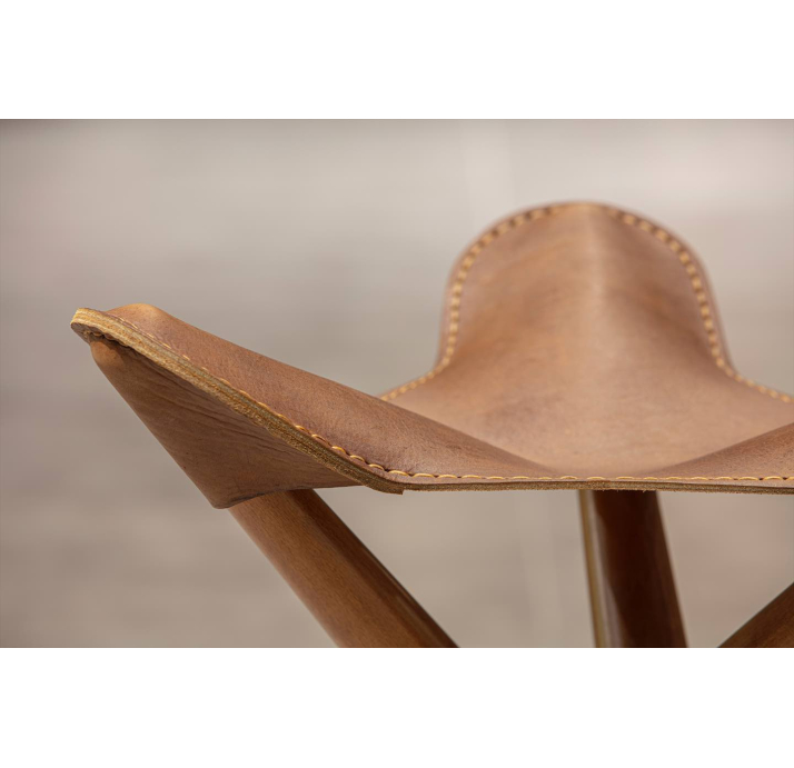 Стул интерьерный LIBERTE STOOL ZUMRUT KAHVE Polished walnut veneer Коричневый (FUG00001)